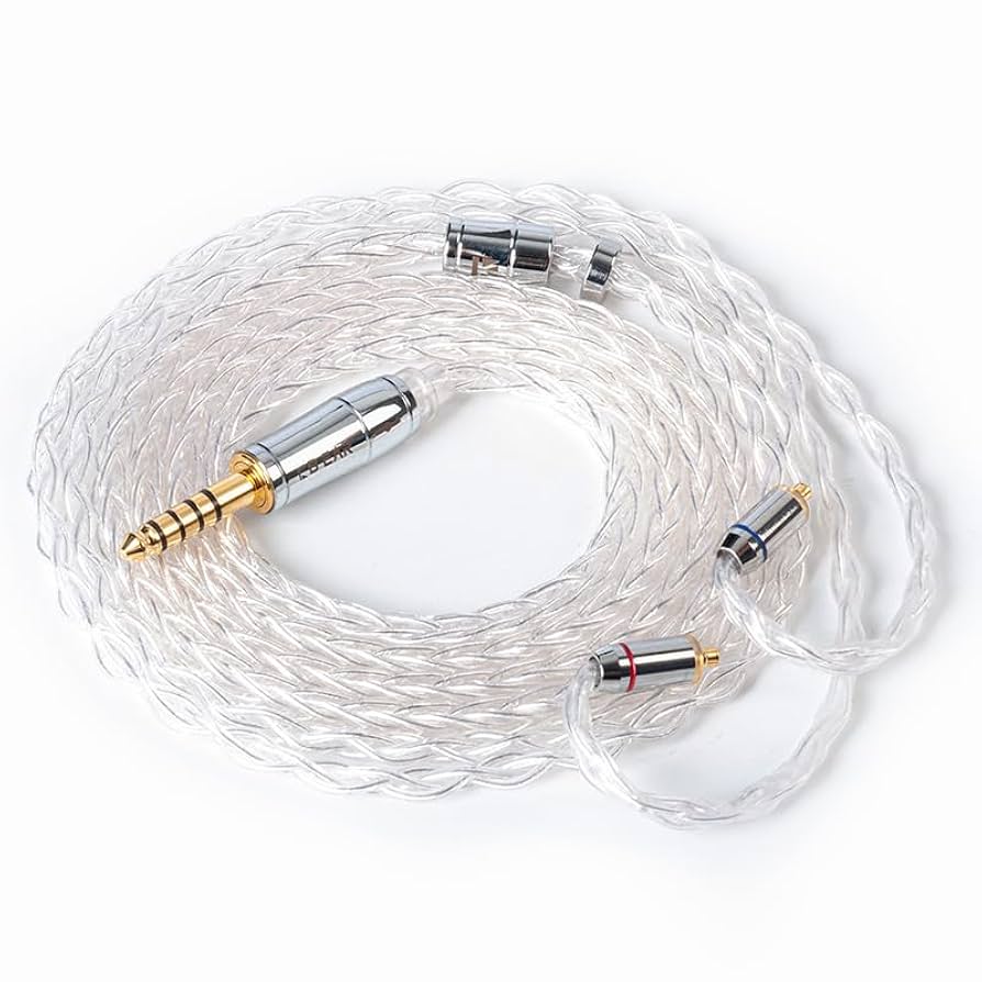 Amazon | 【KBEAR 4913】mmcx 4.4mmリケーブル 4極 8芯99.99%の